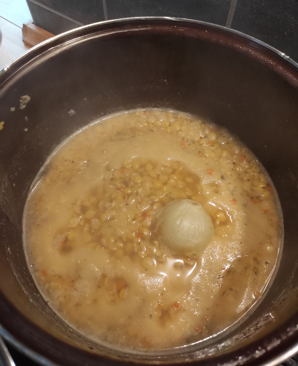 Sárgaborsó főzésre készen